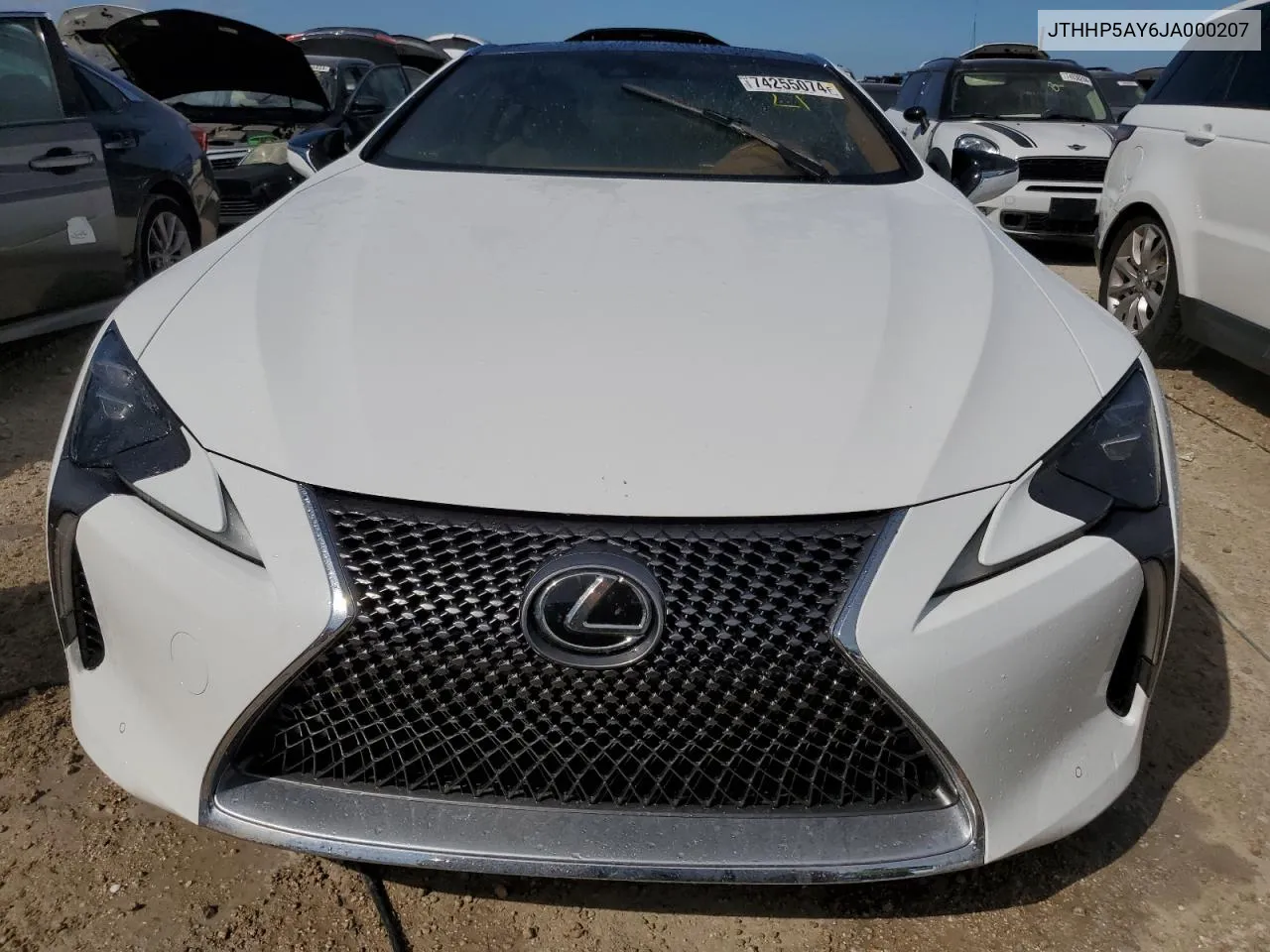 2018 Lexus Lc 500 VIN: JTHHP5AY6JA000207 Lot: 74255074