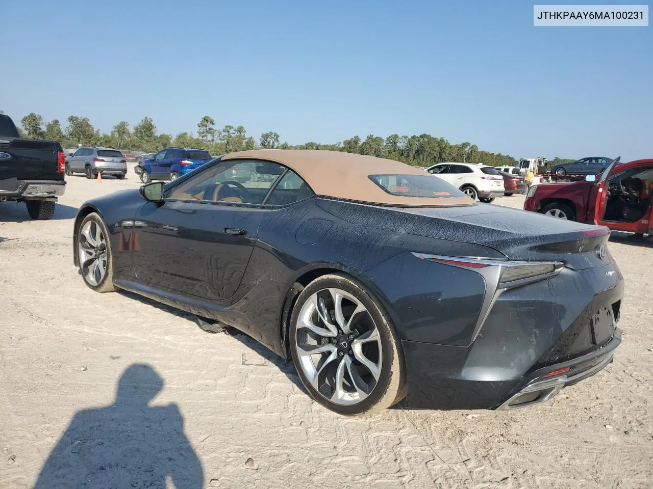 2021 Lexus Lc 500 VIN: JTHKPAAY6MA100231 Lot: 74352884