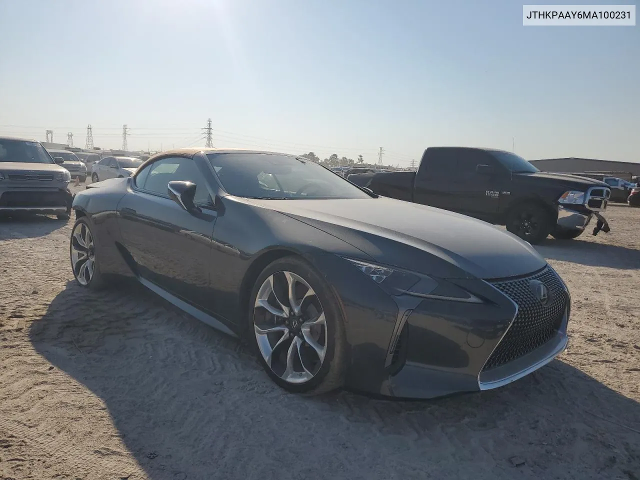 2021 Lexus Lc 500 VIN: JTHKPAAY6MA100231 Lot: 74352884