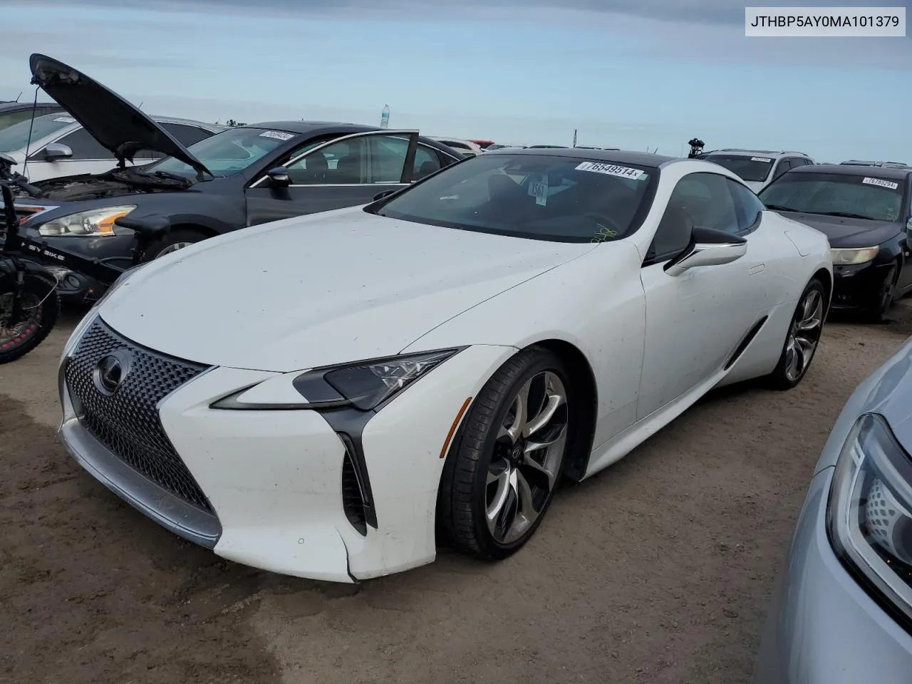 2021 Lexus Lc 500 VIN: JTHBP5AY0MA101379 Lot: 76549514