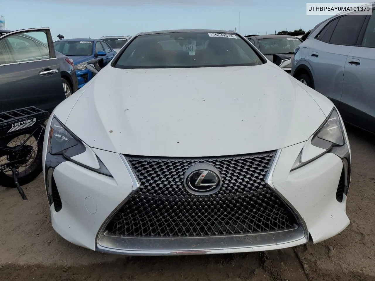 2021 Lexus Lc 500 VIN: JTHBP5AY0MA101379 Lot: 76549514