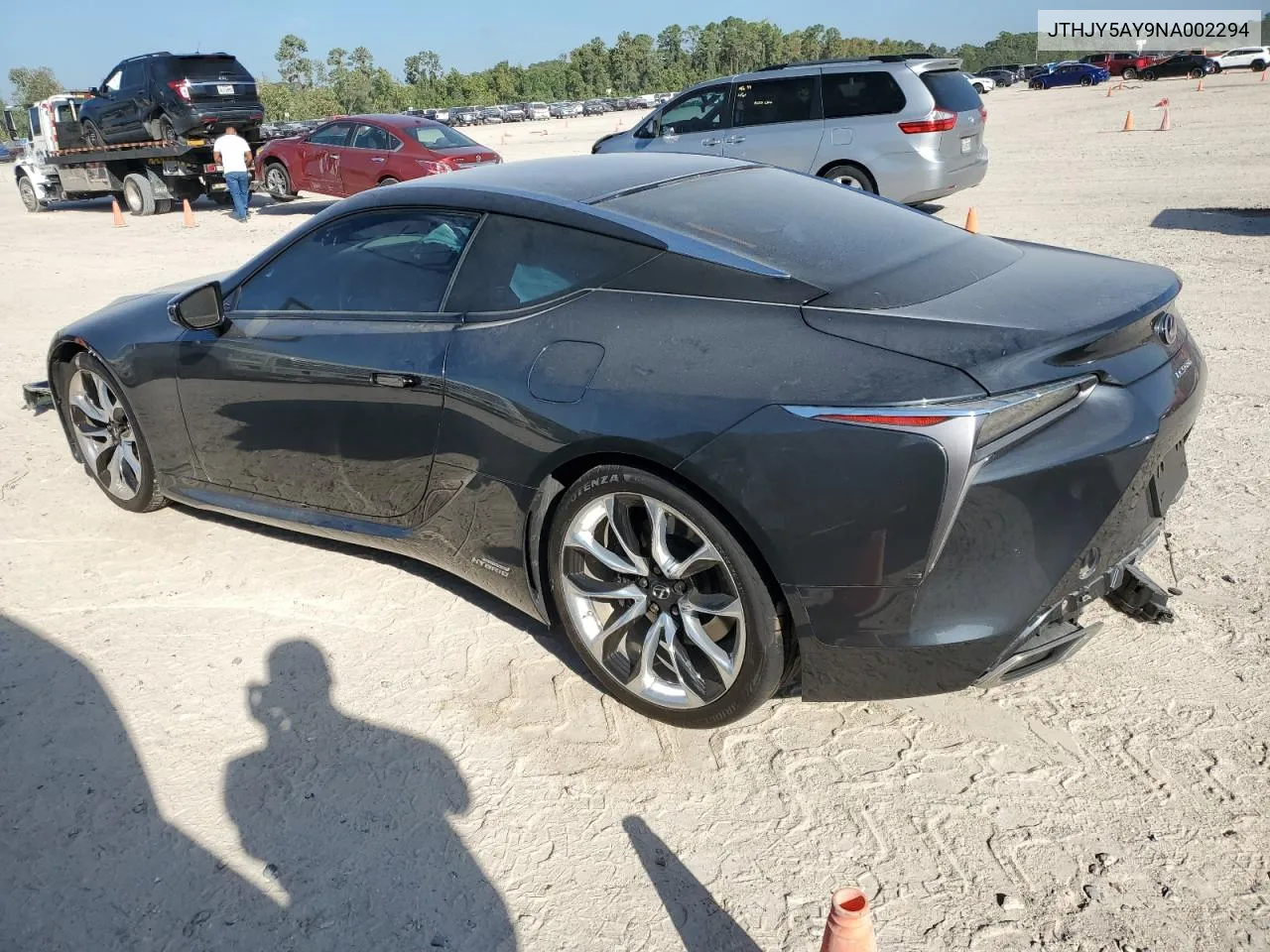 2022 Lexus Lc 500H VIN: JTHJY5AY9NA002294 Lot: 74086834