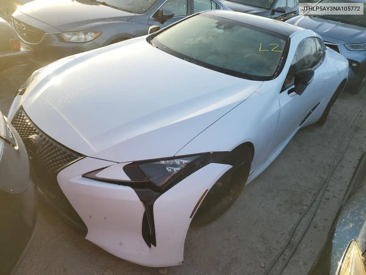 2022 Lexus Lc 500 VIN: JTHLP5AY3NA105772 Lot: 77114384