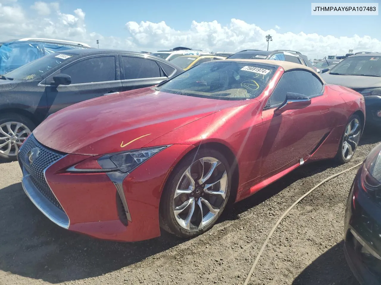 2023 Lexus Lc 500 VIN: JTHMPAAY6PA107483 Lot: 75691974