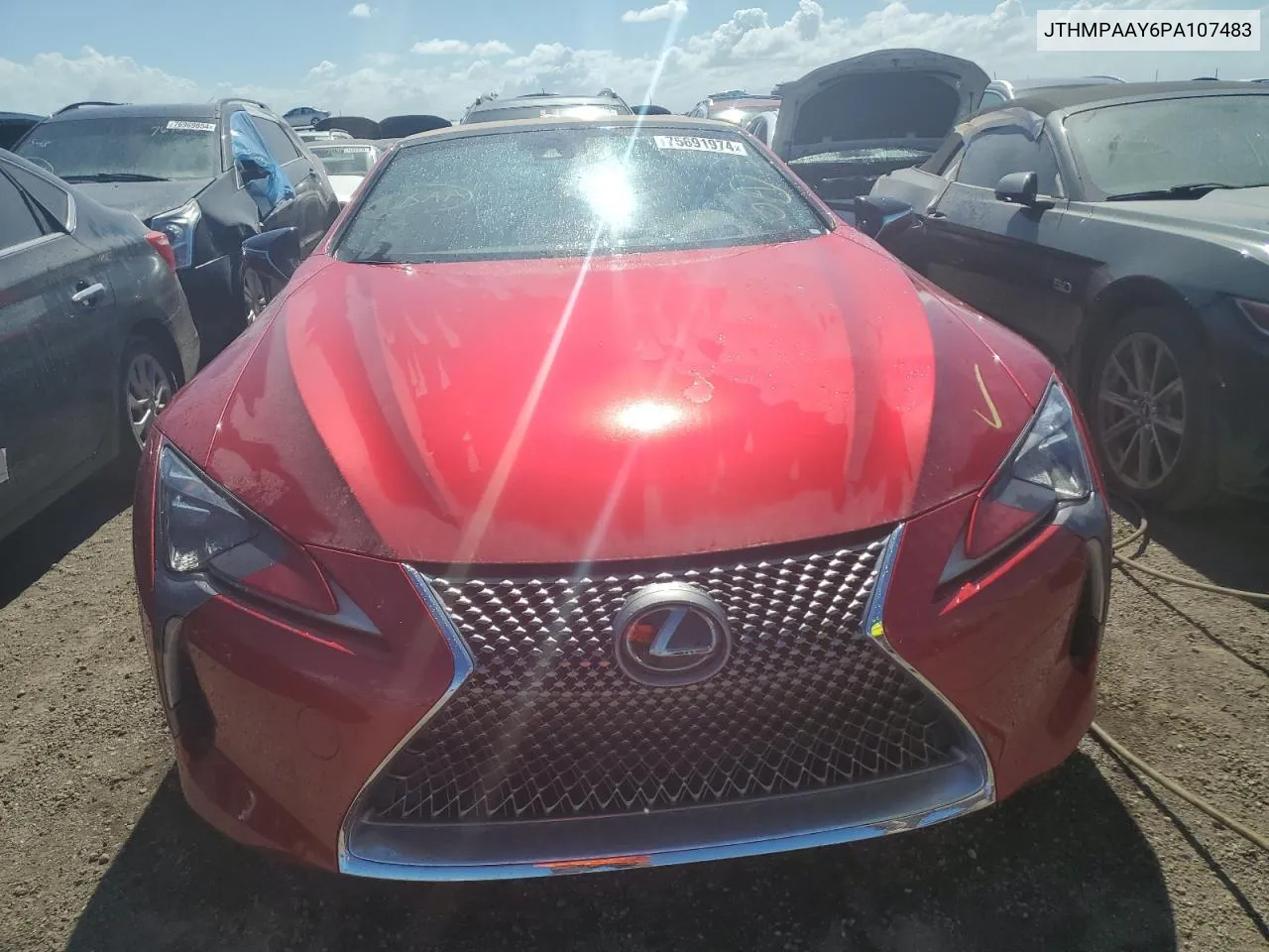 2023 Lexus Lc 500 VIN: JTHMPAAY6PA107483 Lot: 75691974