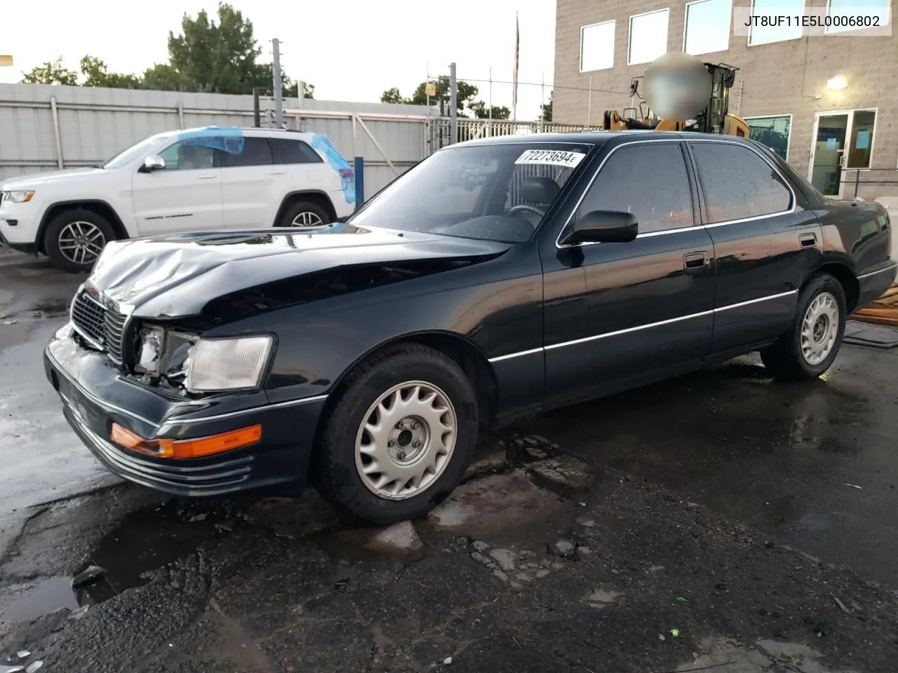 1990 Lexus Ls 400 VIN: JT8UF11E5L0006802 Lot: 72273694