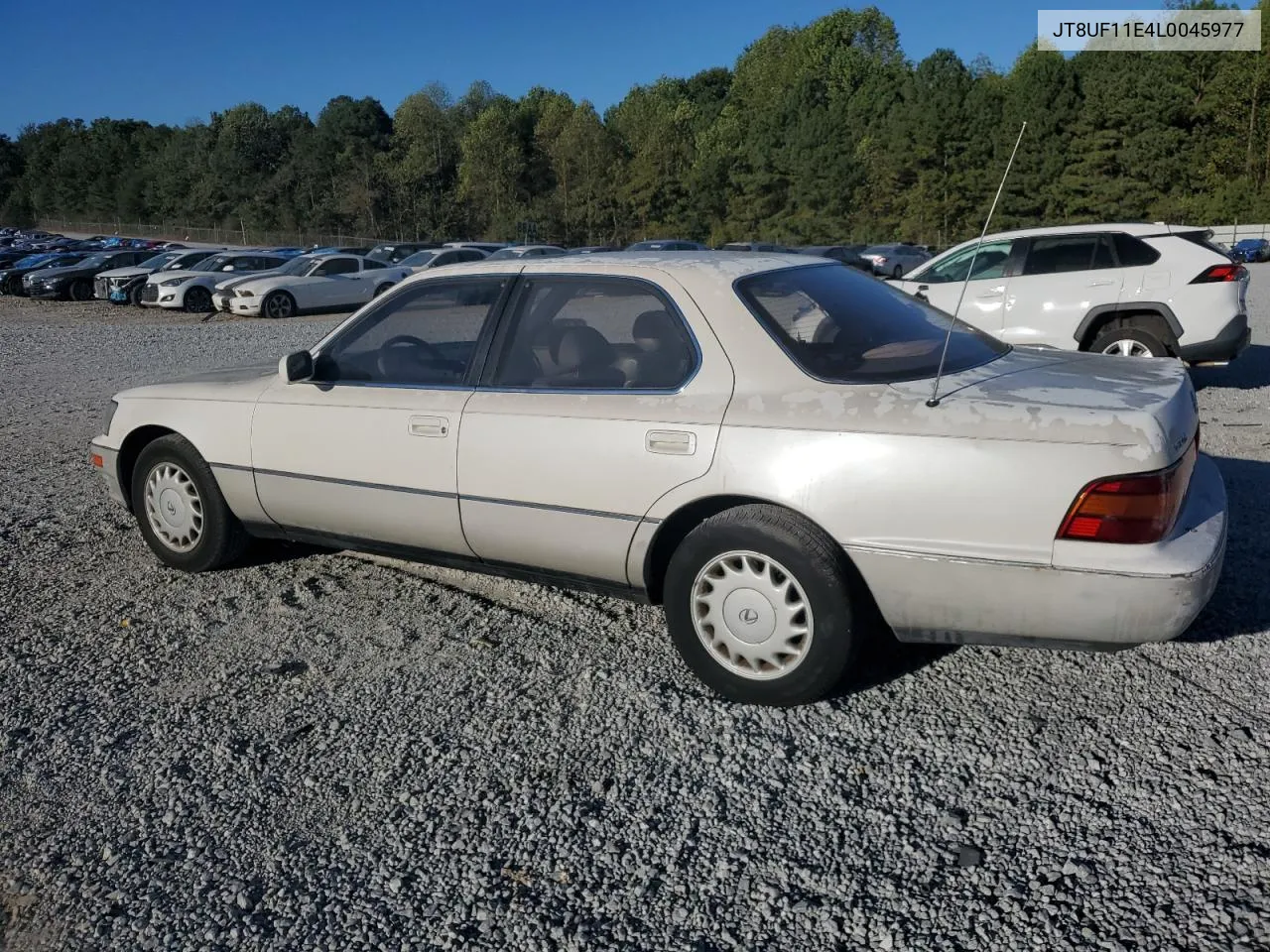 1990 Lexus Ls 400 VIN: JT8UF11E4L0045977 Lot: 75699264