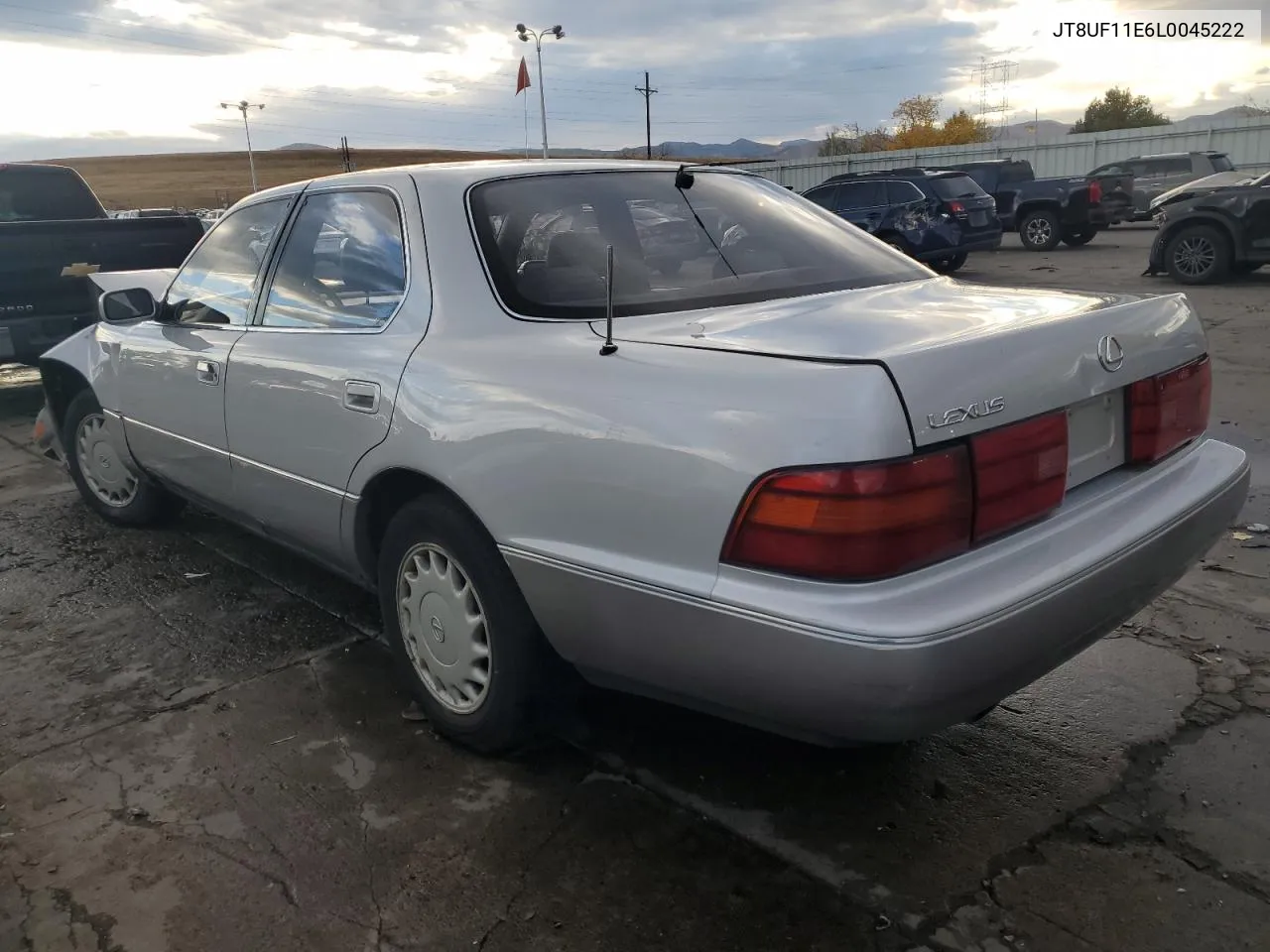 1990 Lexus Ls 400 VIN: JT8UF11E6L0045222 Lot: 78220434