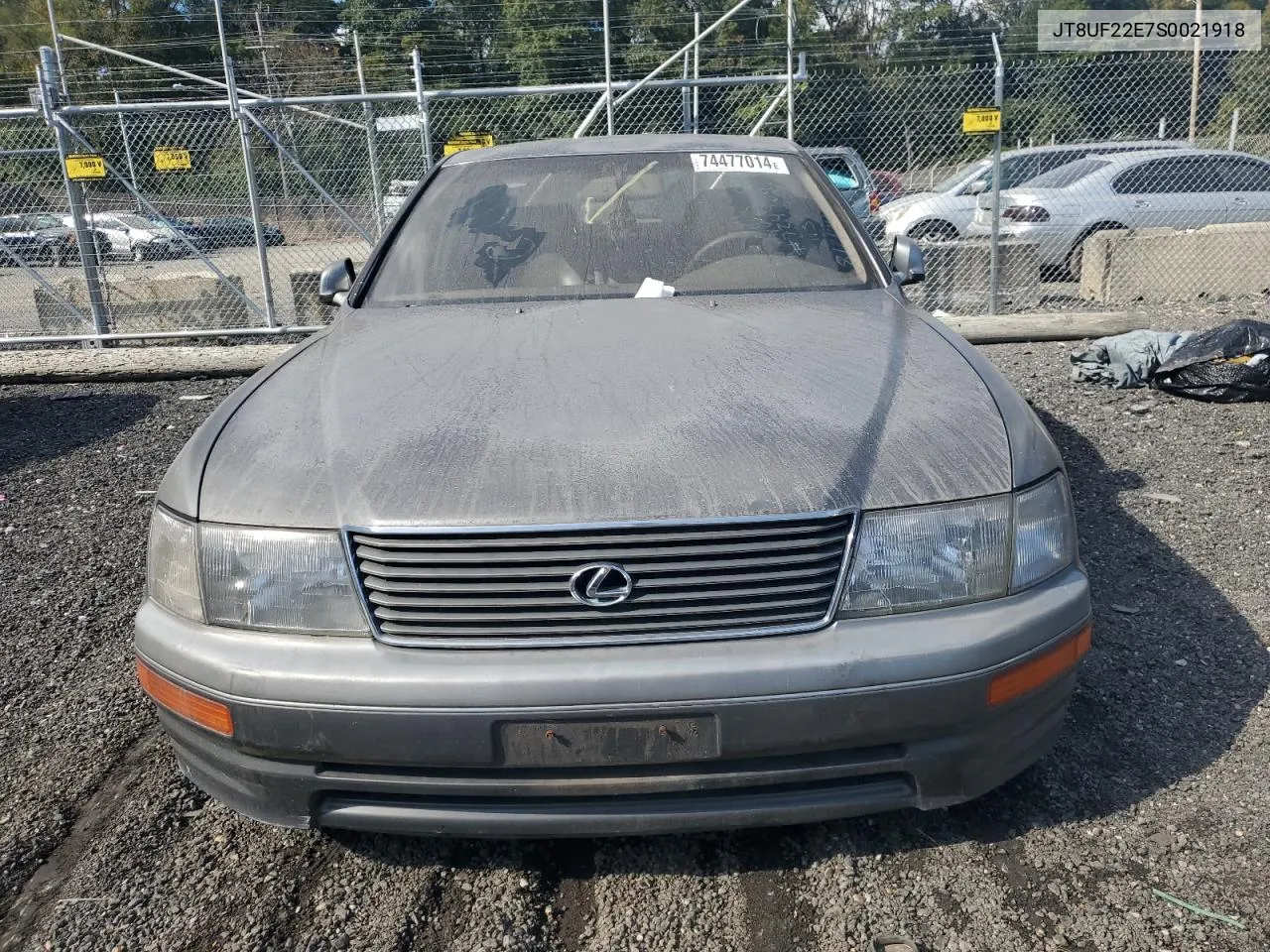 1995 Lexus Ls 400 VIN: JT8UF22E7S0021918 Lot: 74477014