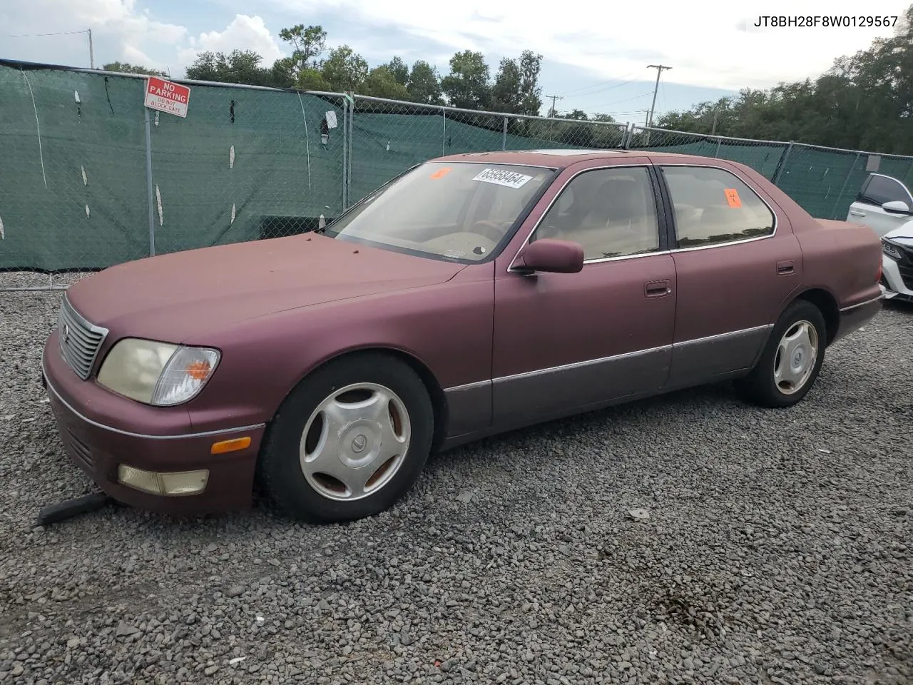 1998 Lexus Ls 400 VIN: JT8BH28F8W0129567 Lot: 65958464