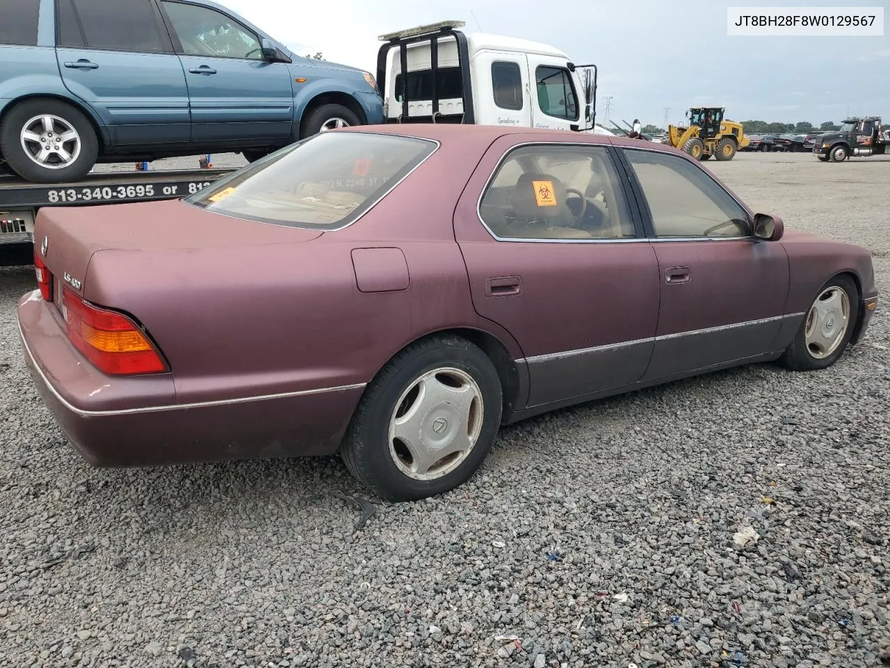 1998 Lexus Ls 400 VIN: JT8BH28F8W0129567 Lot: 65958464