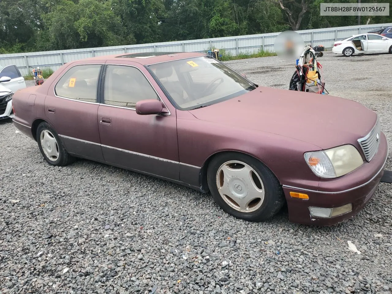 1998 Lexus Ls 400 VIN: JT8BH28F8W0129567 Lot: 65958464