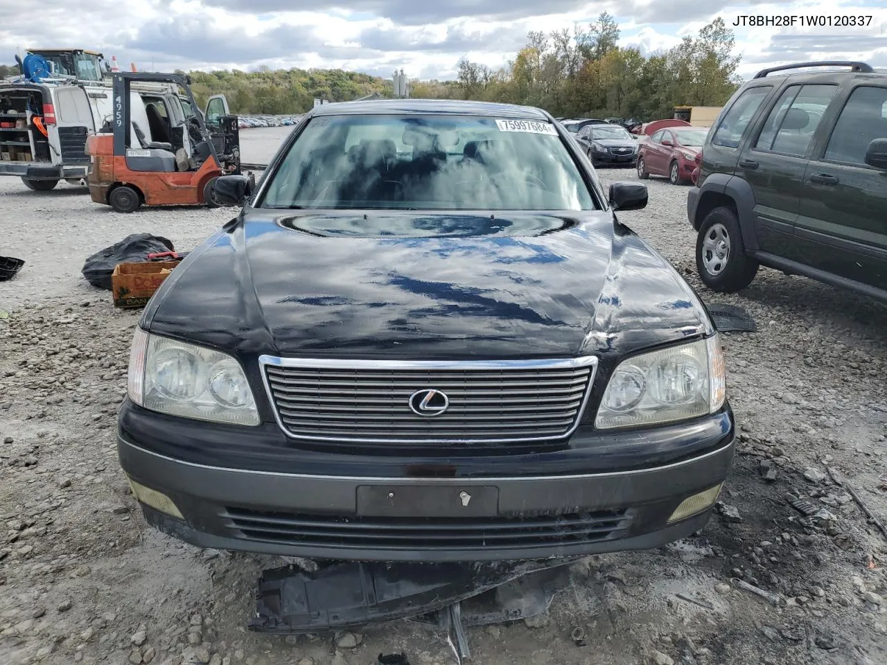 1998 Lexus Ls 400 VIN: JT8BH28F1W0120337 Lot: 75997684