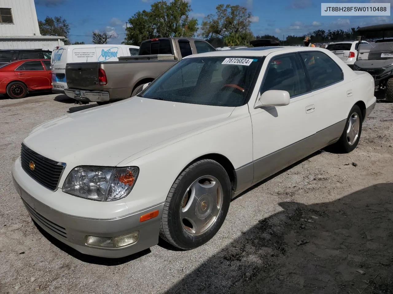 1998 Lexus Ls 400 VIN: JT8BH28F5W0110488 Lot: 78726824