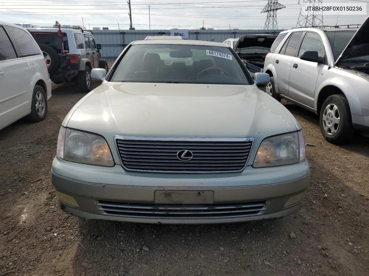 1999 Lexus Ls 400 VIN: JT8BH28F0X0150236 Lot: 68174374