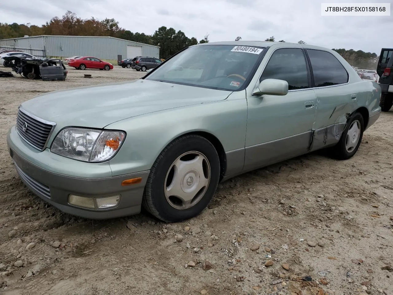 1999 Lexus Ls 400 VIN: JT8BH28F5X0158168 Lot: 80480194