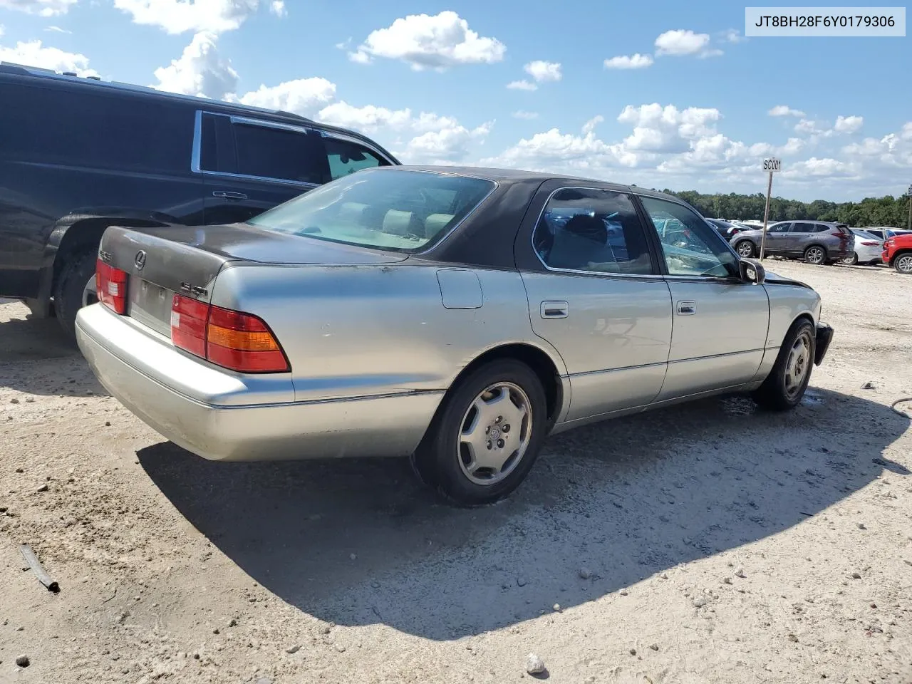 2000 Lexus Ls 400 VIN: JT8BH28F6Y0179306 Lot: 68547904