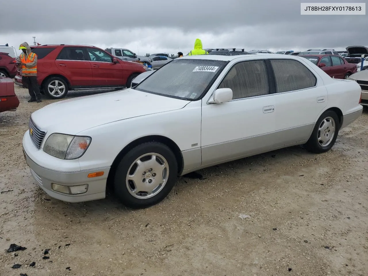 2000 Lexus Ls 400 VIN: JT8BH28FXY0178613 Lot: 74883444