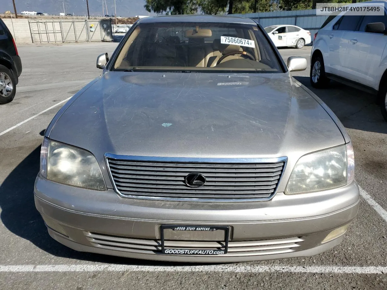 2000 Lexus Ls 400 VIN: JT8BH28F4Y0175495 Lot: 75060674