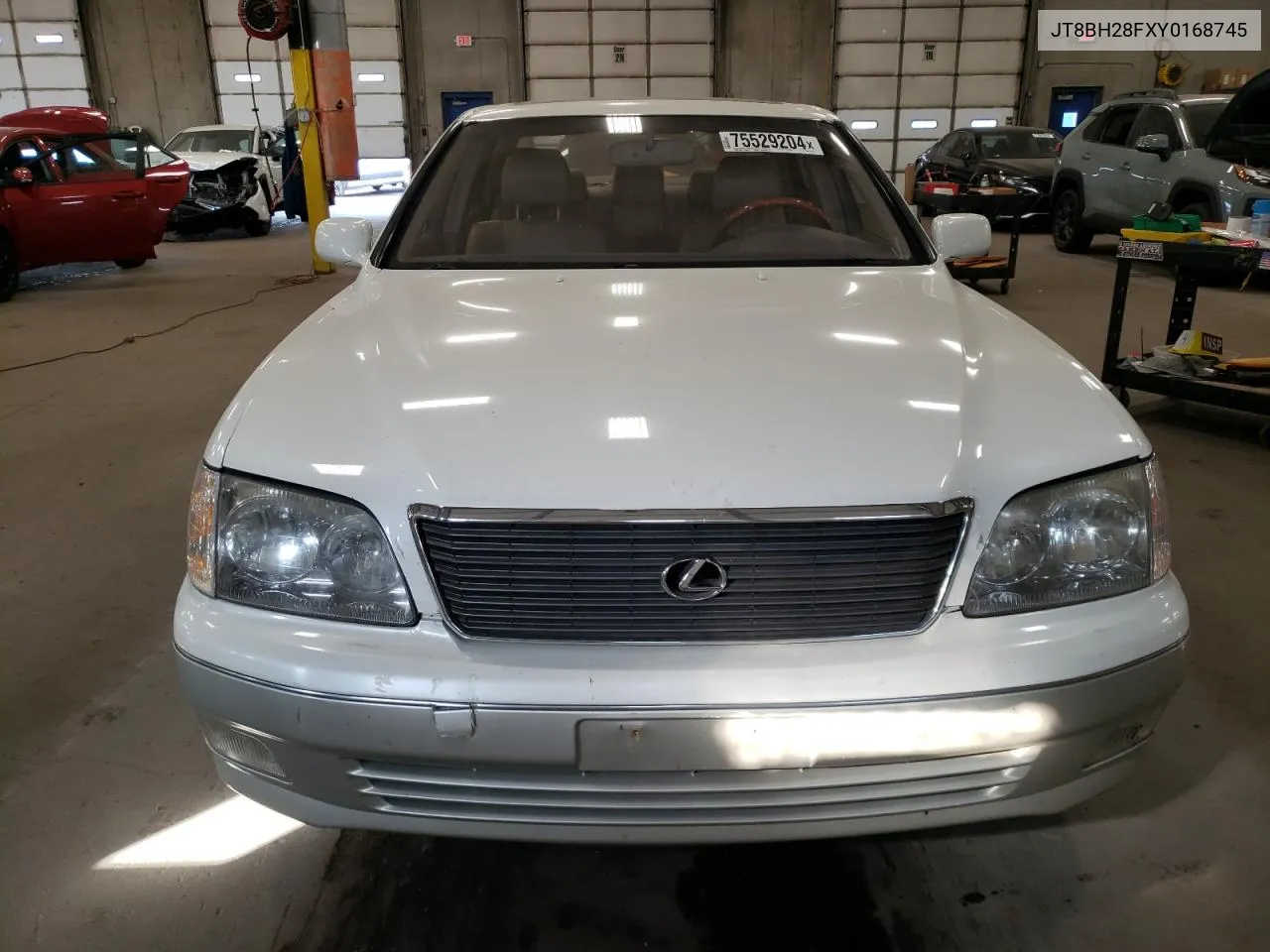 2000 Lexus Ls 400 VIN: JT8BH28FXY0168745 Lot: 75529204