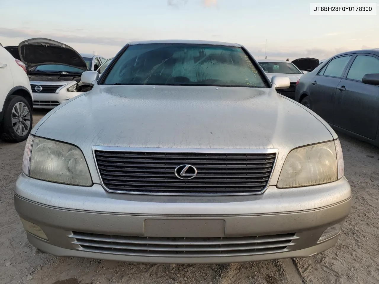 2000 Lexus Ls 400 VIN: JT8BH28F0Y0178300 Lot: 76186194