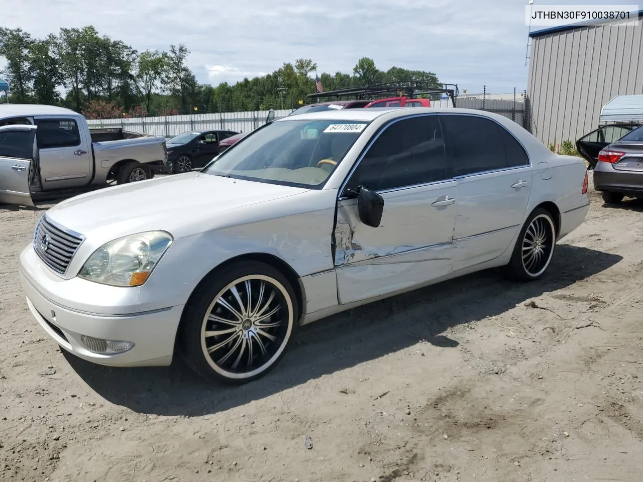 2001 Lexus Ls 430 VIN: JTHBN30F910038701 Lot: 64170804