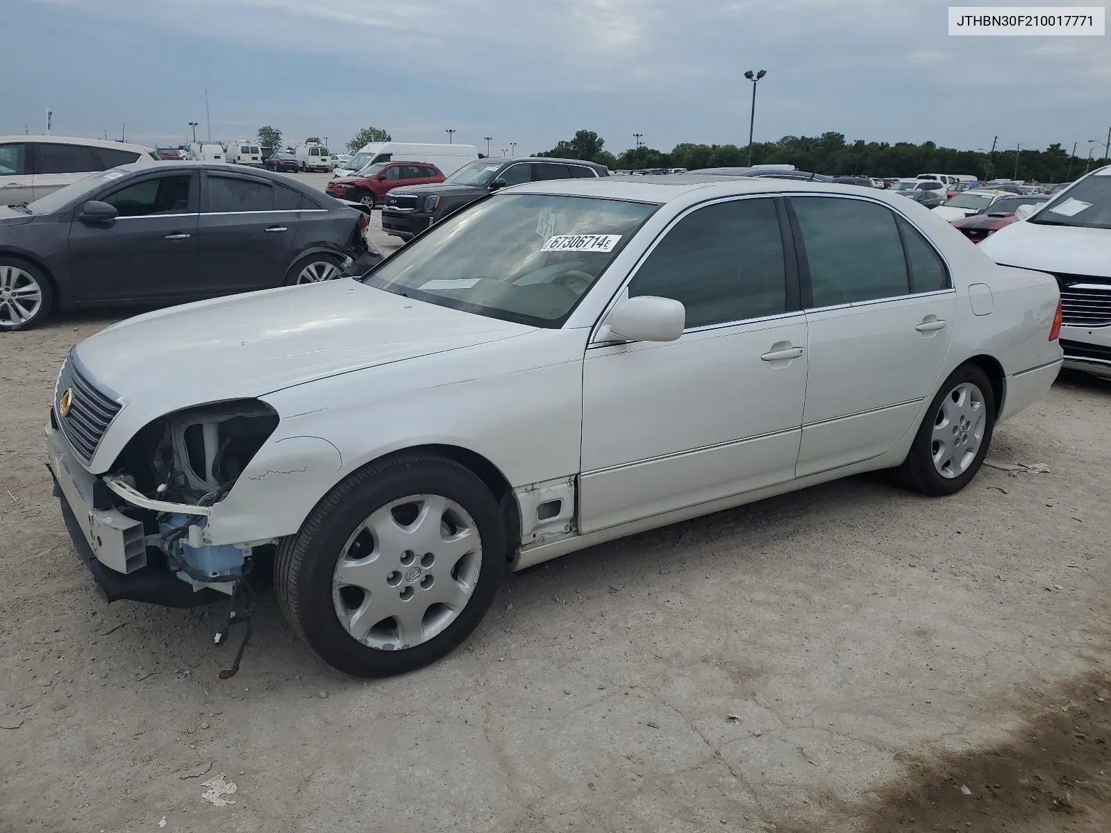 2001 Lexus Ls 430 VIN: JTHBN30F210017771 Lot: 67306714