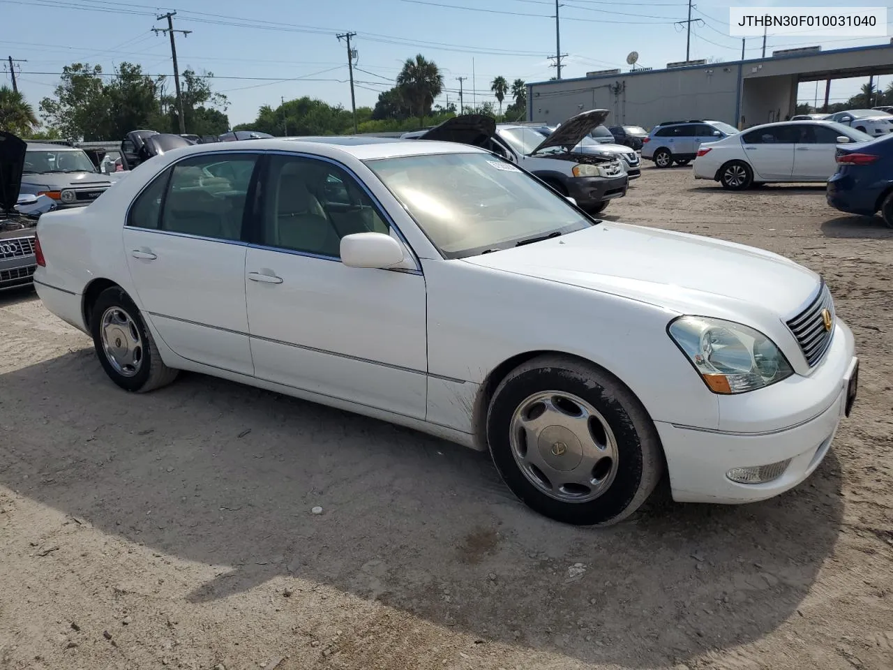 2001 Lexus Ls 430 VIN: JTHBN30F010031040 Lot: 67585294