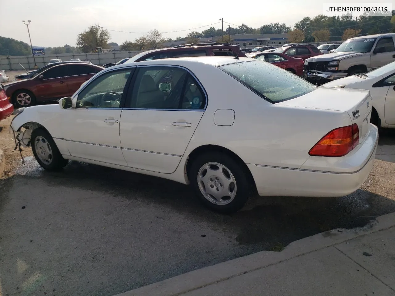 2001 Lexus Ls 430 VIN: JTHBN30F810043419 Lot: 69244184