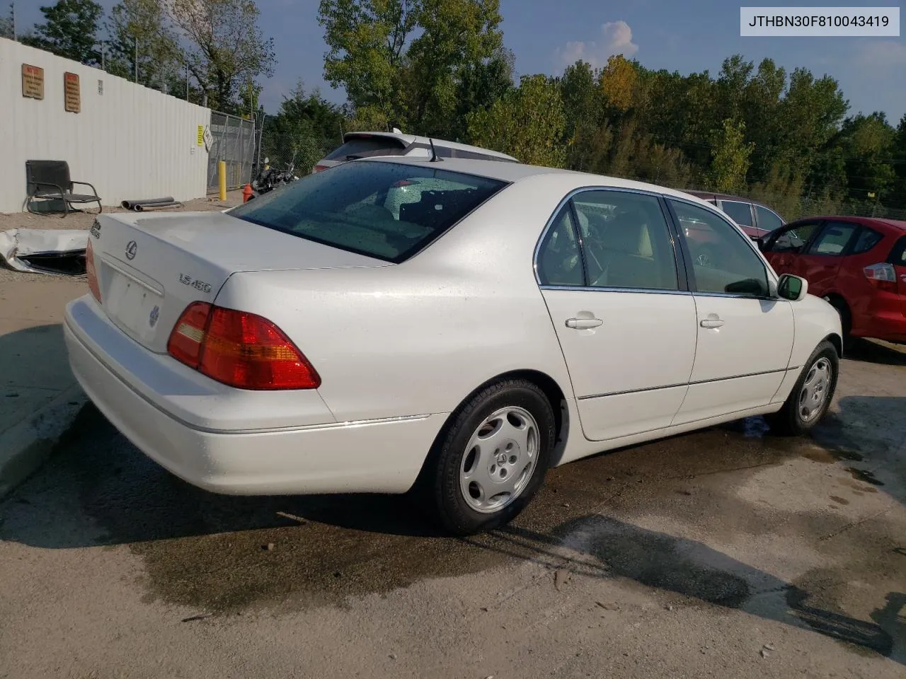 2001 Lexus Ls 430 VIN: JTHBN30F810043419 Lot: 69244184