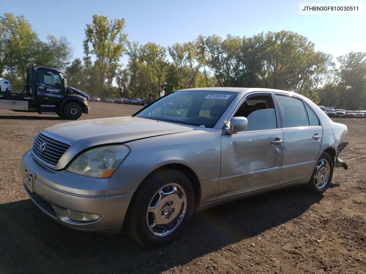 2001 Lexus Ls 430 VIN: JTHBN30F810030511 Lot: 70138224