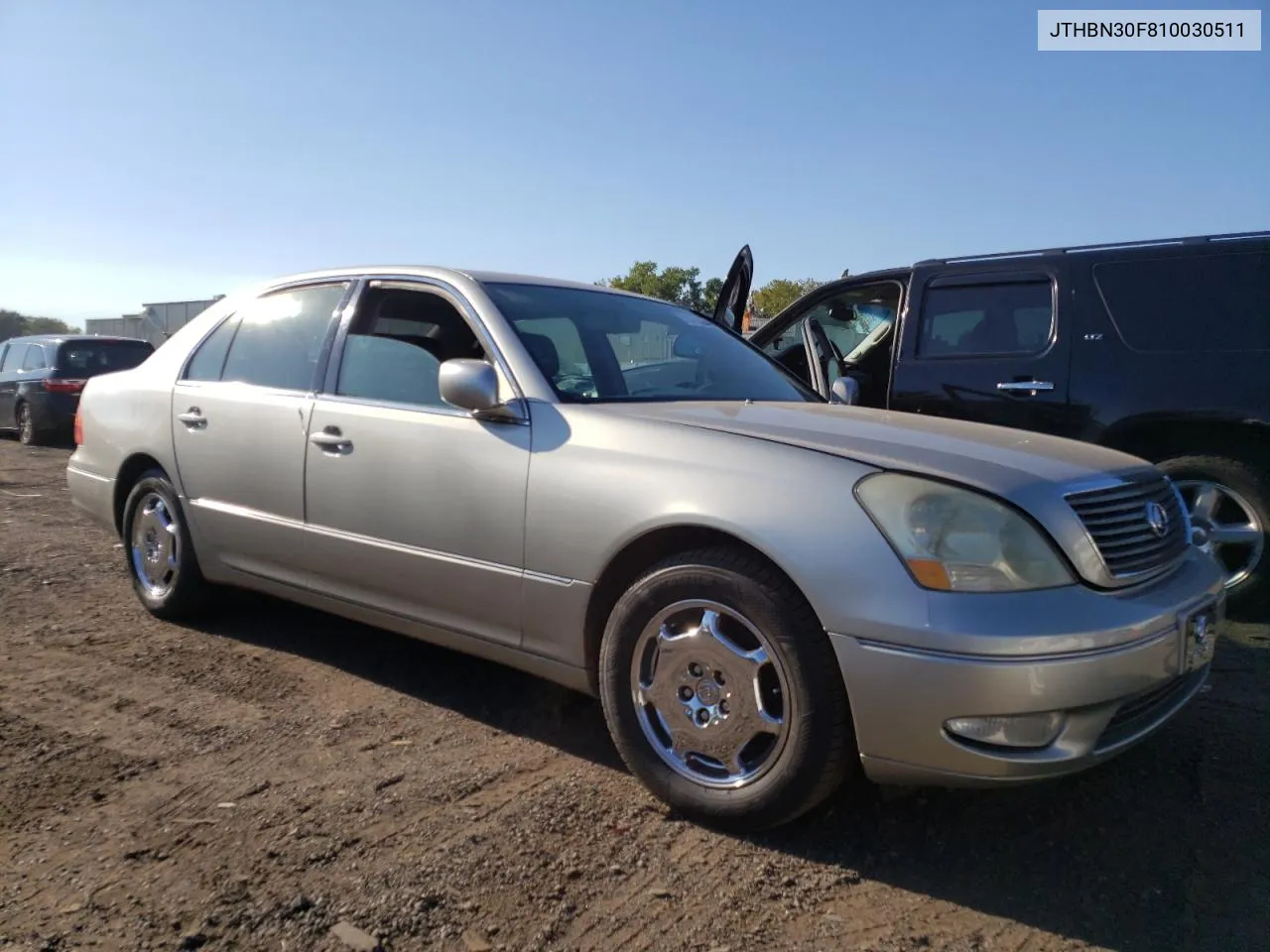 2001 Lexus Ls 430 VIN: JTHBN30F810030511 Lot: 70138224