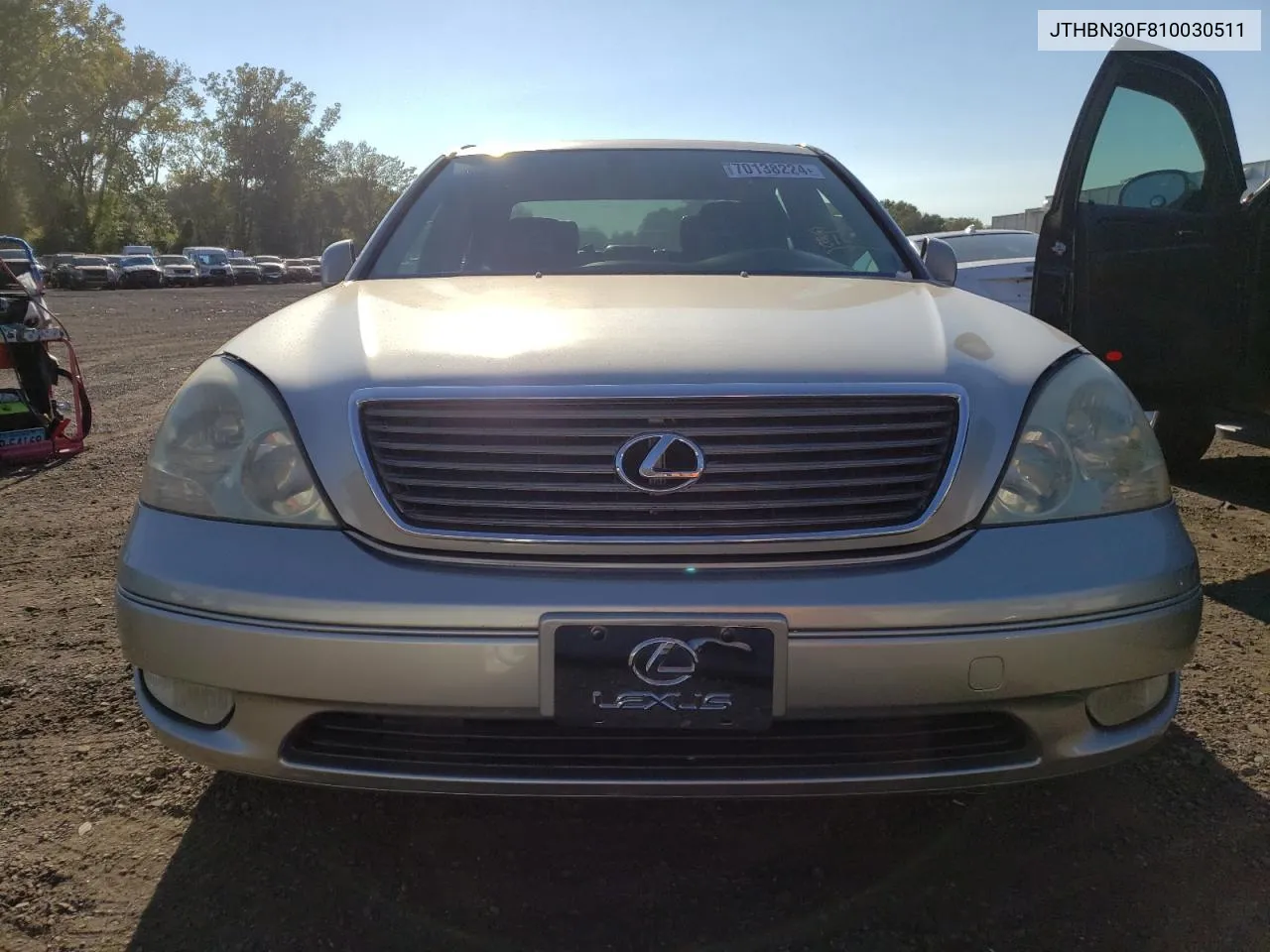 2001 Lexus Ls 430 VIN: JTHBN30F810030511 Lot: 70138224