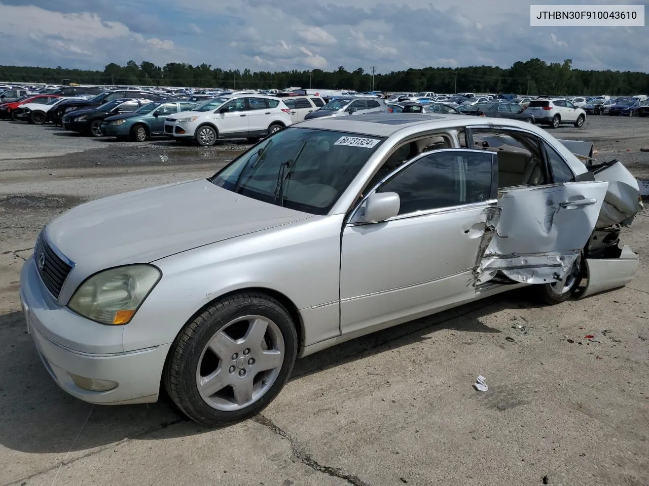 2001 Lexus Ls 430 VIN: JTHBN30F910043610 Lot: 71178364