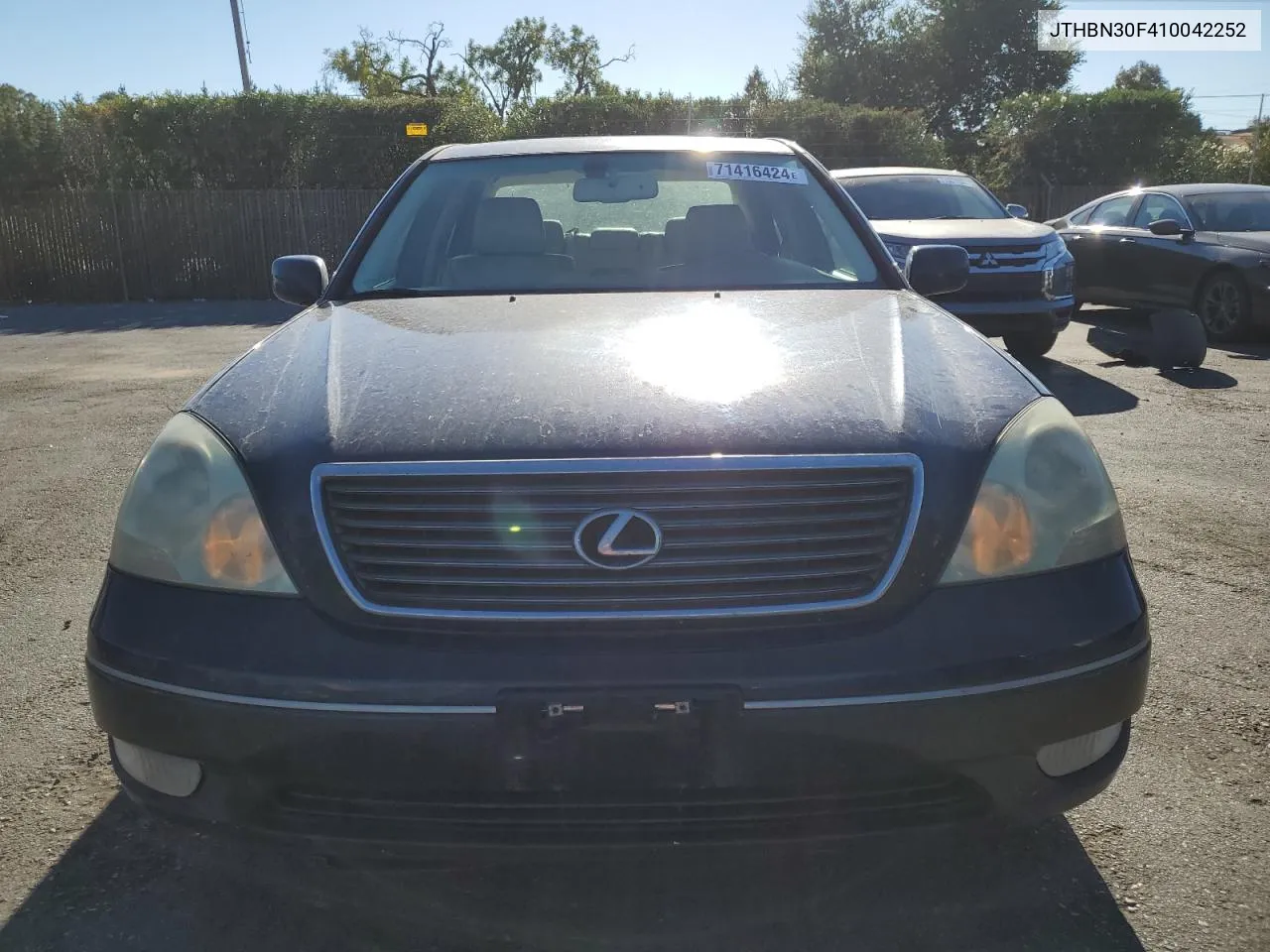 2001 Lexus Ls 430 VIN: JTHBN30F410042252 Lot: 71416424