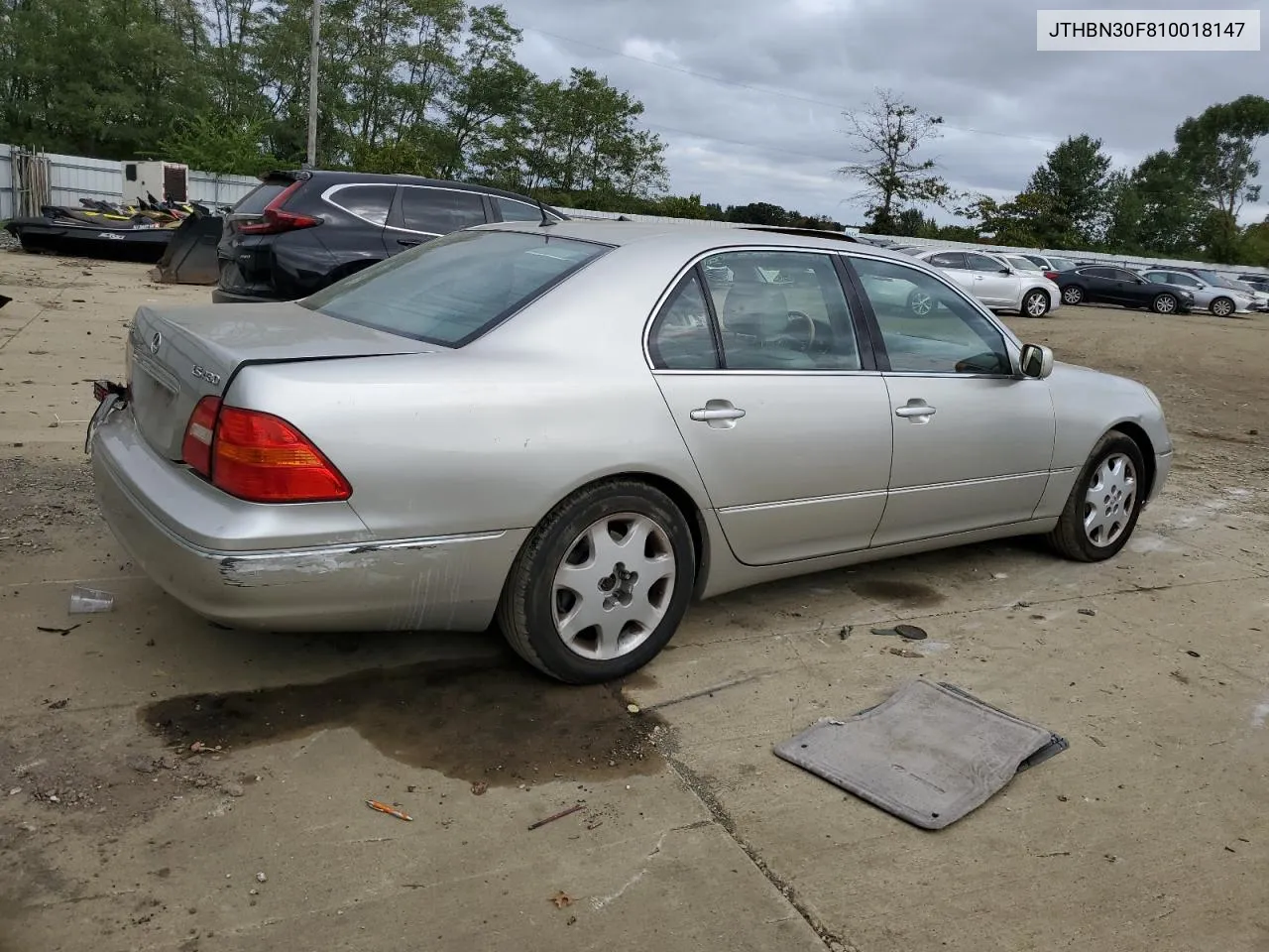 2001 Lexus Ls 430 VIN: JTHBN30F810018147 Lot: 72670864