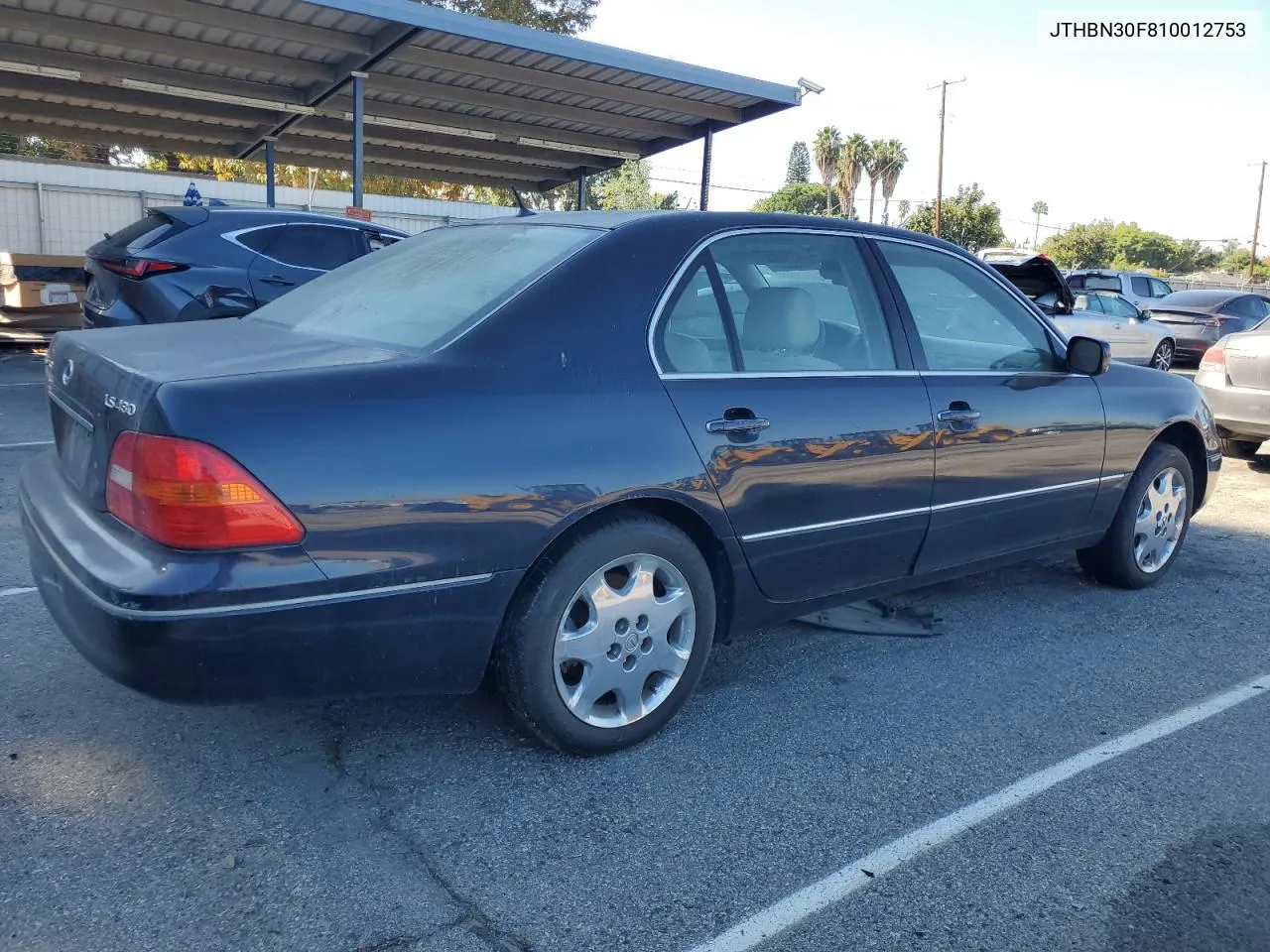 2001 Lexus Ls 430 VIN: JTHBN30F810012753 Lot: 73039024