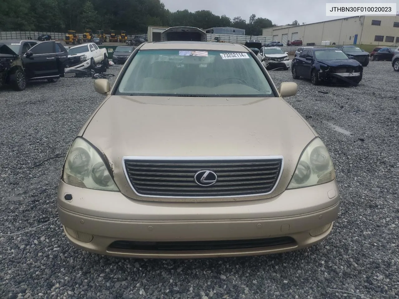 2001 Lexus Ls 430 VIN: JTHBN30F010020023 Lot: 73252114