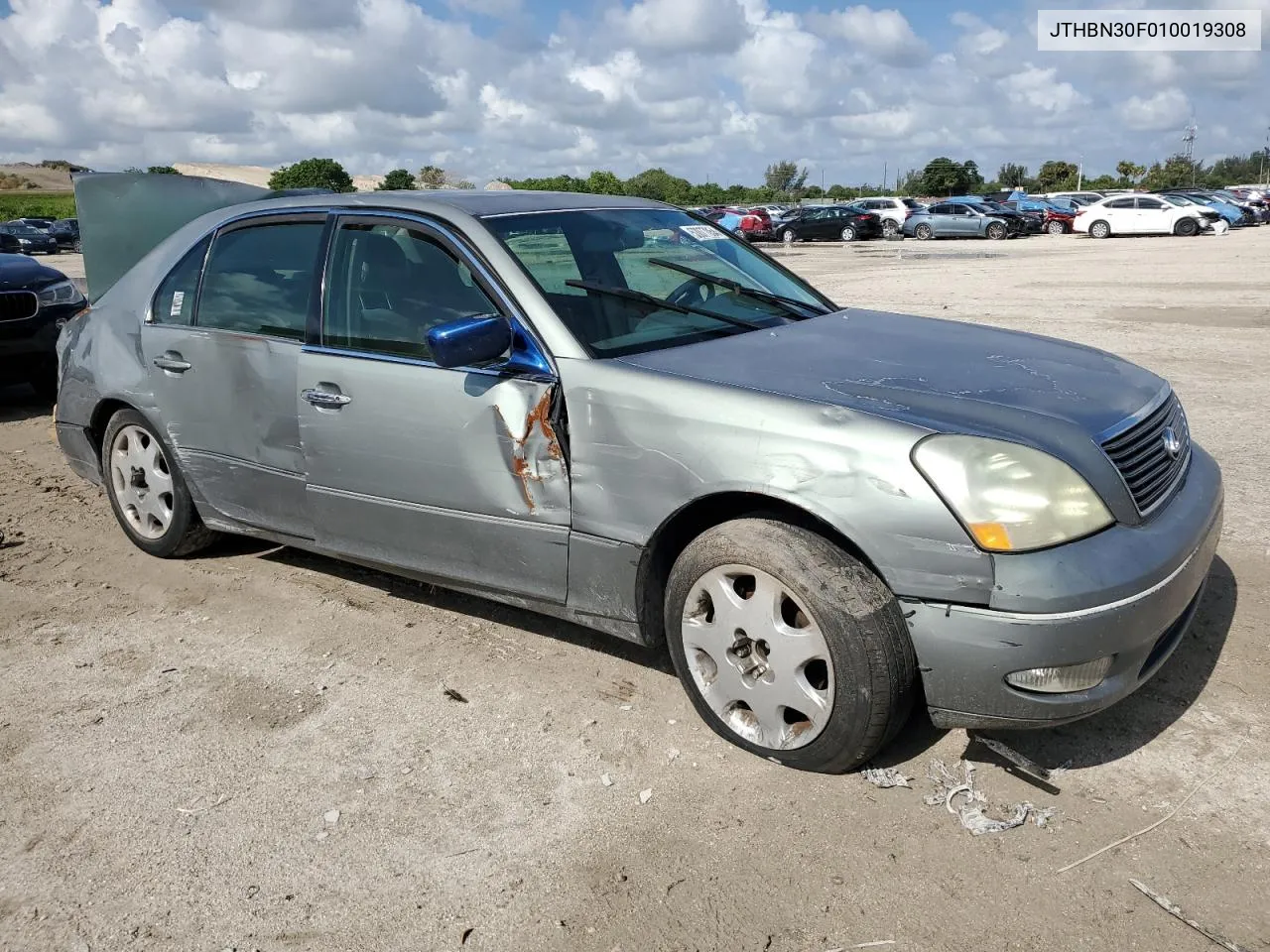 2001 Lexus Ls 430 VIN: JTHBN30F010019308 Lot: 74657904