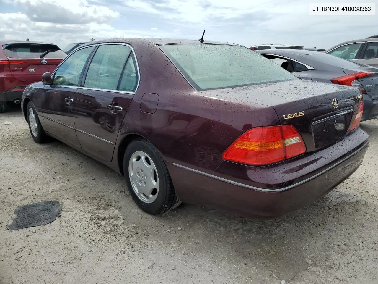 2001 Lexus Ls 430 VIN: JTHBN30F410038363 Lot: 74689244