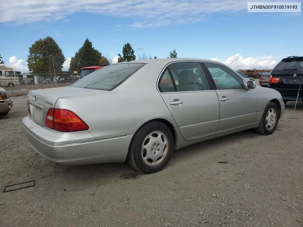 2001 Lexus Ls 430 VIN: JTHBN30F910019193 Lot: 75229724