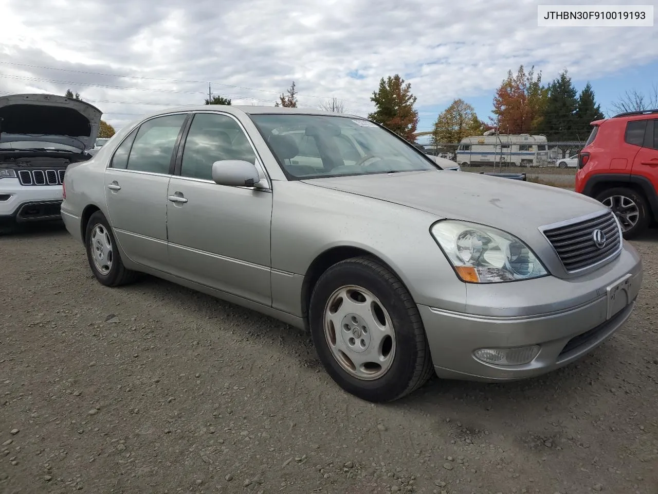 2001 Lexus Ls 430 VIN: JTHBN30F910019193 Lot: 75229724