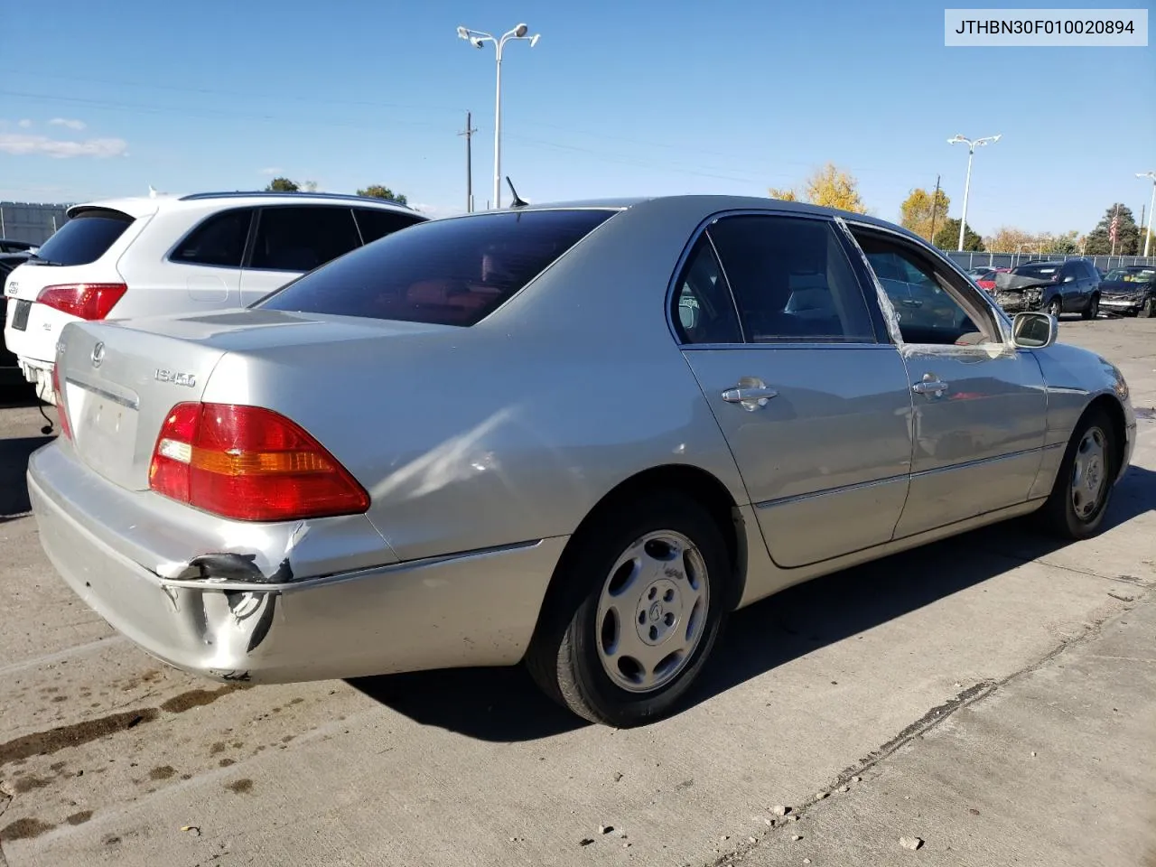 2001 Lexus Ls 430 VIN: JTHBN30F010020894 Lot: 78715774