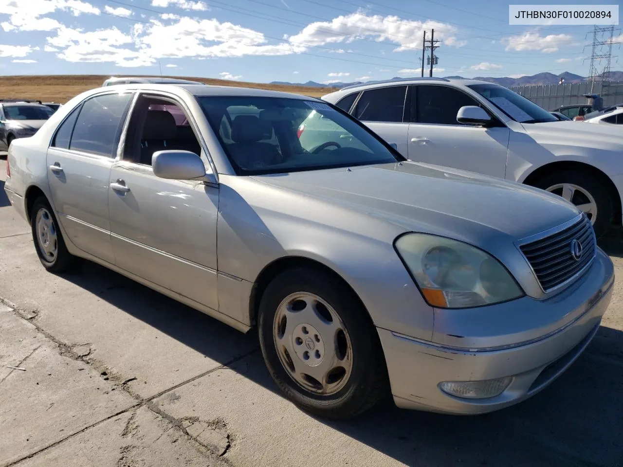 2001 Lexus Ls 430 VIN: JTHBN30F010020894 Lot: 78715774