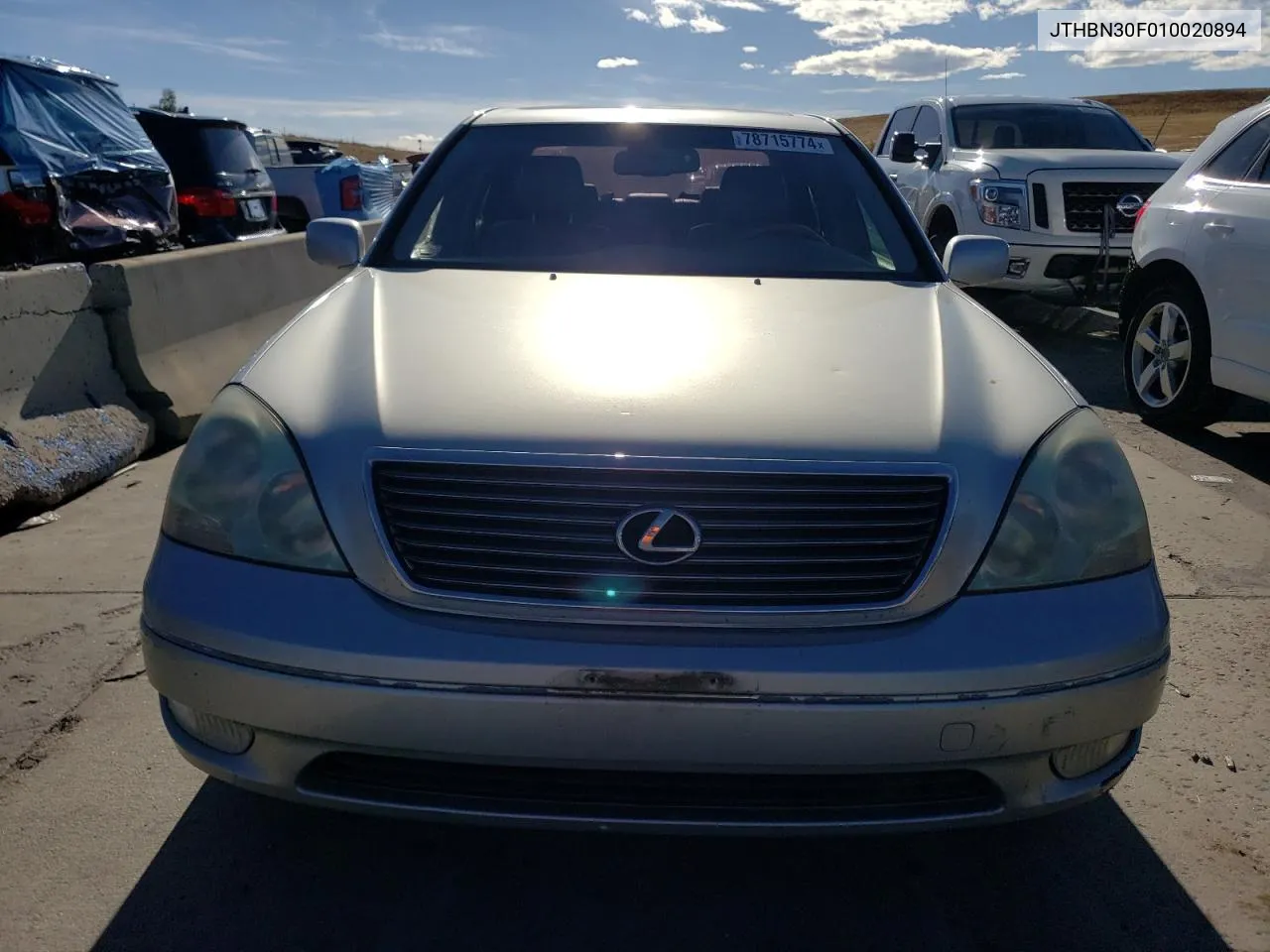 2001 Lexus Ls 430 VIN: JTHBN30F010020894 Lot: 78715774