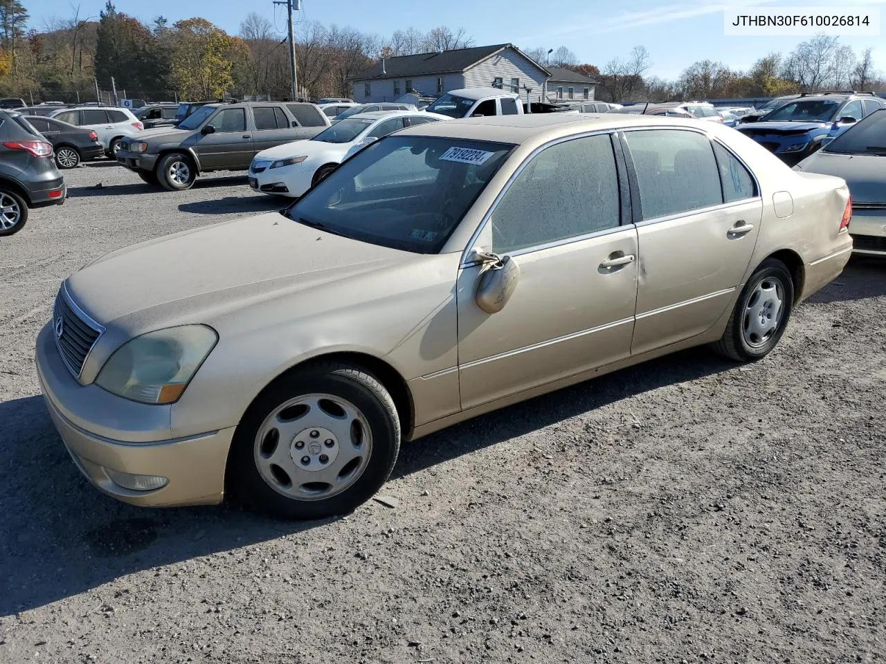 2001 Lexus Ls 430 VIN: JTHBN30F610026814 Lot: 79192234