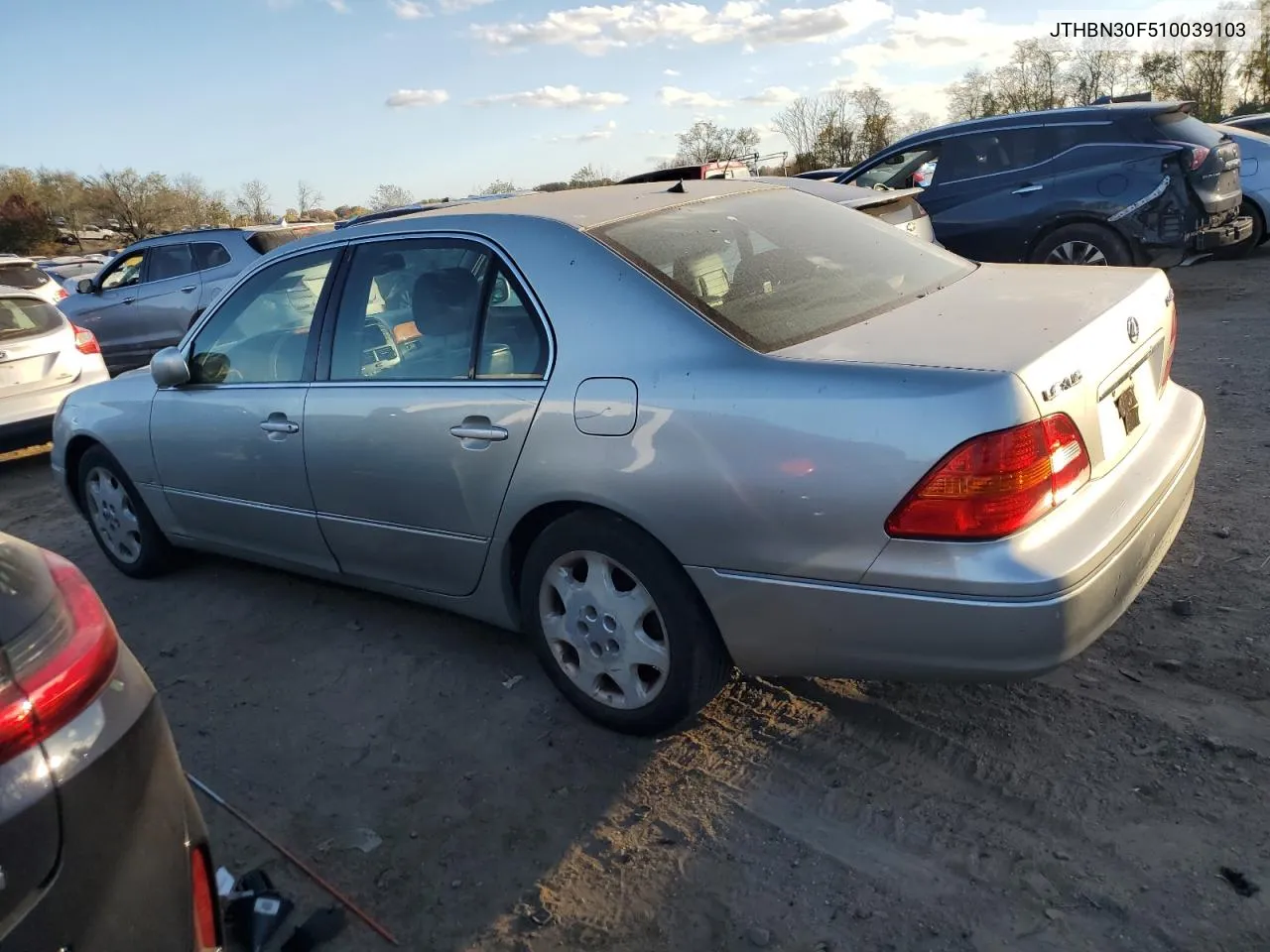 2001 Lexus Ls 430 VIN: JTHBN30F510039103 Lot: 79392174