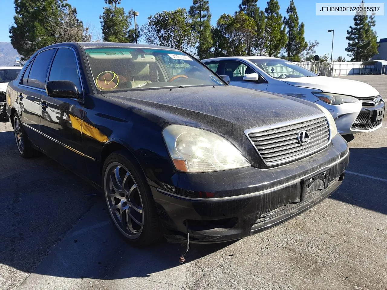 2002 Lexus Ls 430 VIN: JTHBN30F620055537 Lot: 34061502