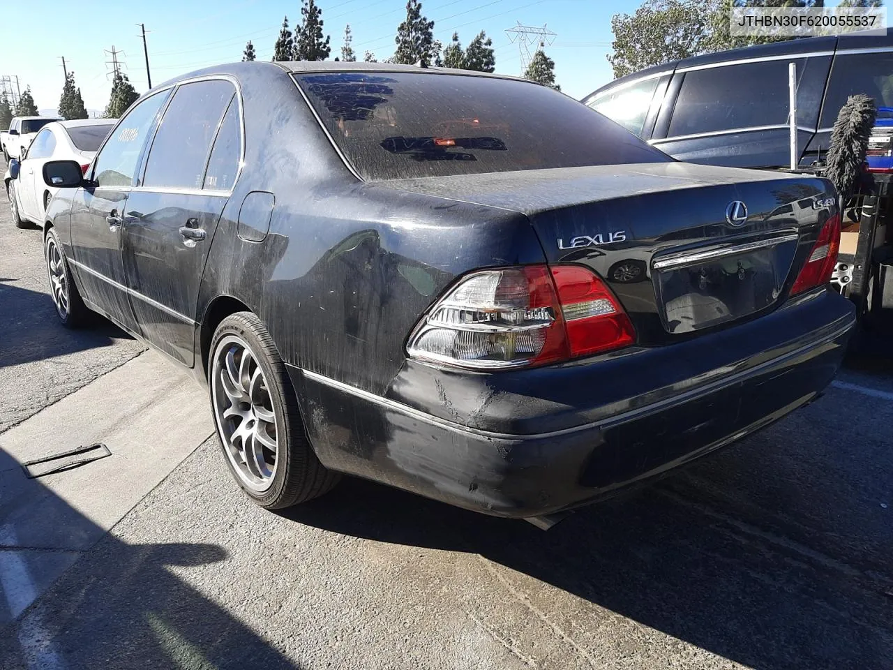 2002 Lexus Ls 430 VIN: JTHBN30F620055537 Lot: 34061502