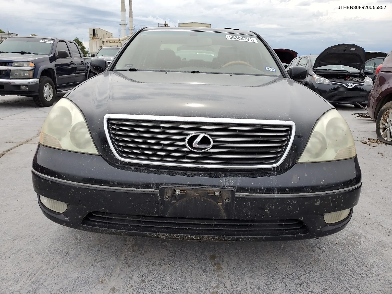 2002 Lexus Ls 430 VIN: JTHBN30F920065852 Lot: 56380704